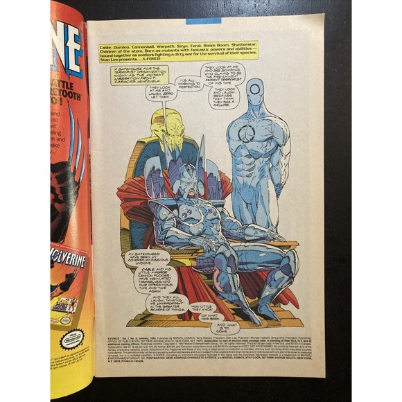 X-Force: Mixed Lot of No. 6, 58, & 60 Marvel Comics (1992 & 96) - Picture 2 of 9